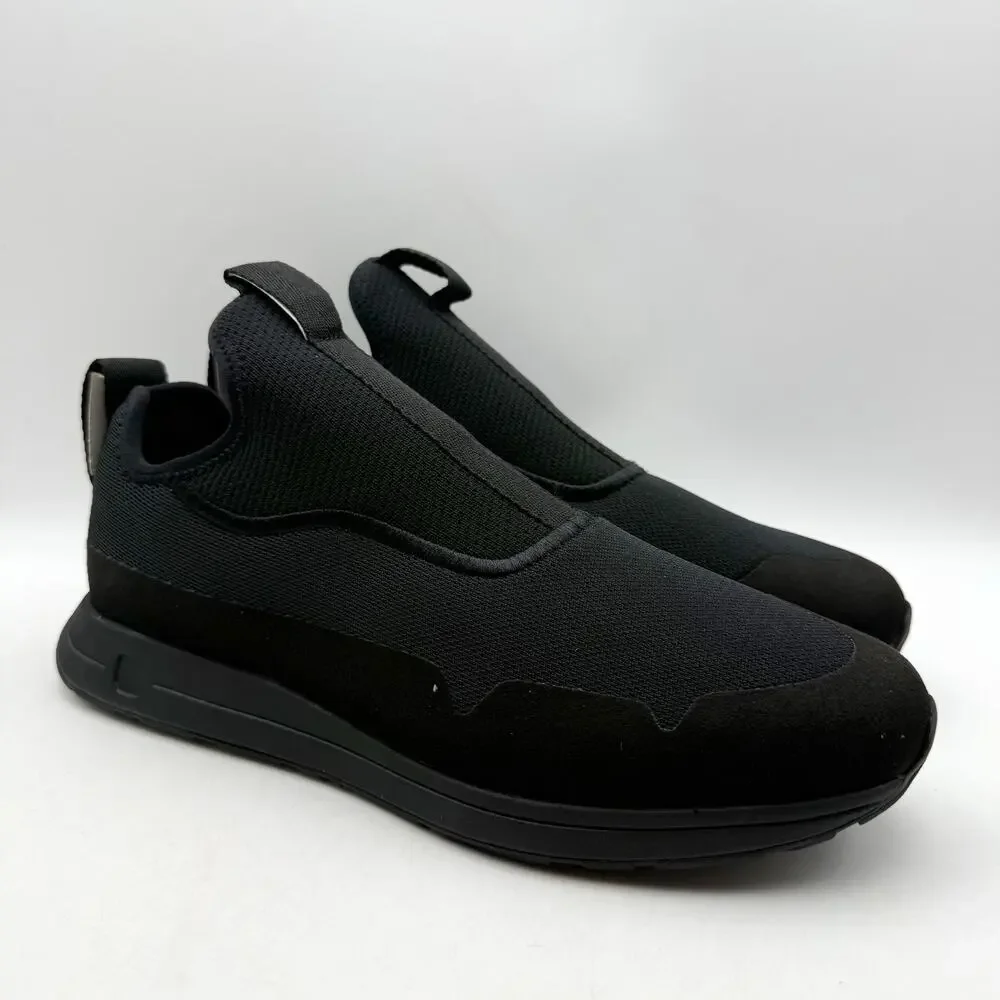 YORK The Gail Slip On Sneakers Mens 8 Womens 9.5 Black Recovery Trainer NIB